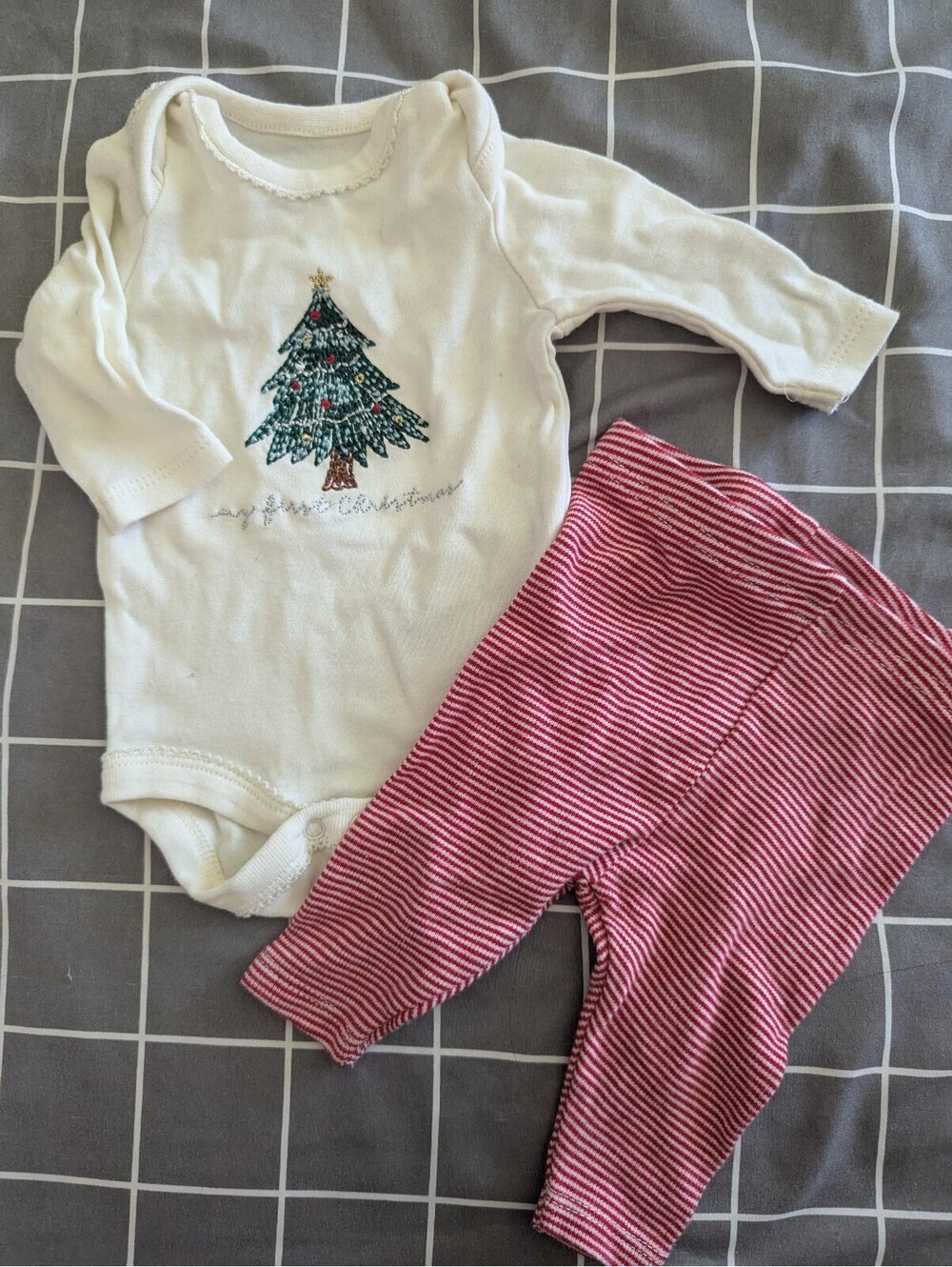 Sterling My First Christmas outfit